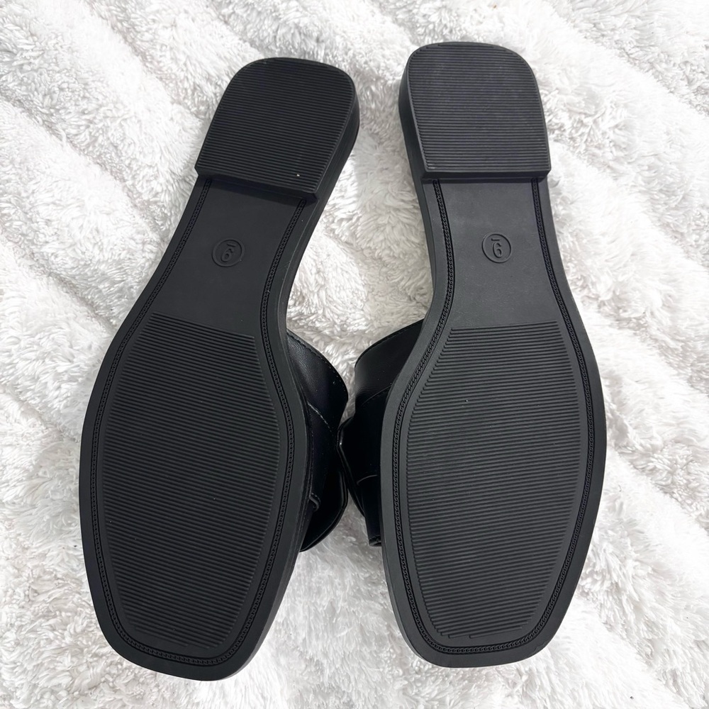 NWOT a new day black slides - Picture 2 of 2